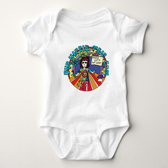 Body Para Bebê O Menino Pega o Hippie! (Frente)