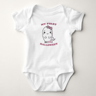 Body Para Bebê O Meu Primeiro Halloween, Bebê Bonitinha Bootiful