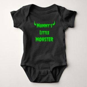 Body Para Bebê O monstro pequeno da mamã engraçada - roupa gót