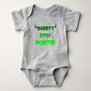 Body Para Bebê O monstro pequeno do pai engraçado - roupa do beb
