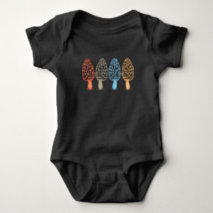 Body Para Bebê O Morel cresce rapidamente Mycology retro dos