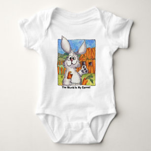 Body Para Bebê O Mundo É Meu Cenoura!