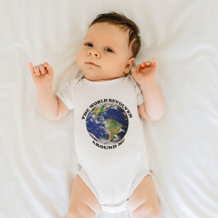 Body Para Bebê O mundo se espalha ao meu redor