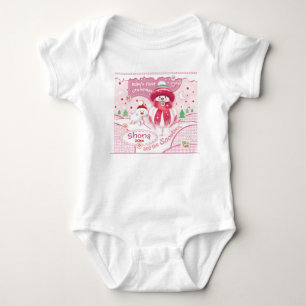 Body Para Bebê ø Natal, bebé. Snowbie bonito