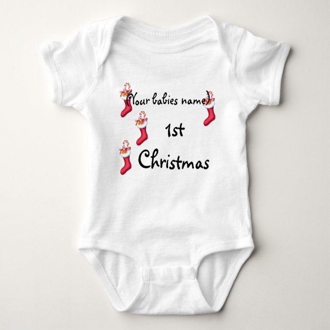 Body Para Bebê ø NATAL PERSONALIZADO (Frente)