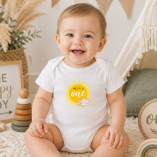 Body Para Bebê O nosso filho é um! Primeiro Aniversário