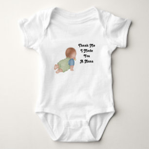 Body Para Bebê O obrigado Me1, agradece-me que eu lhe fiz uma