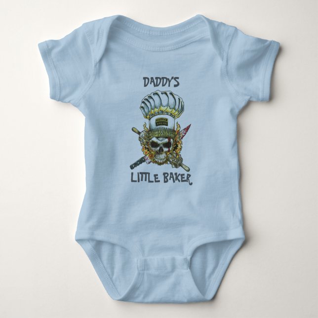 Body Para Bebê O padeiro Onsie do pai (Frente)