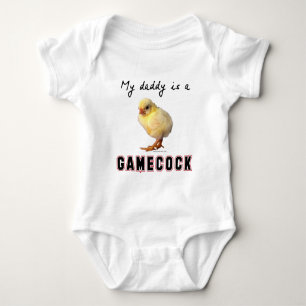 Body Para Bebê O pai é um gamecock