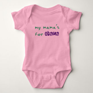 Body Para Bebê O Para Obama Bodysuit do meu Mama