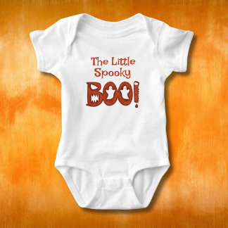 Body Para Bebê O Pequeno Boo Halloween