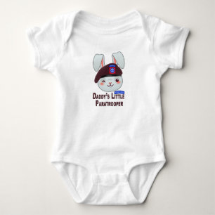 Body Para Bebê "O Pequeno Coelhinho Paraquedista do Pai"