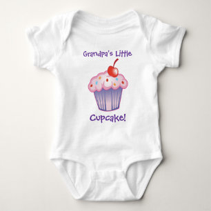 Body Para Bebê O pequeno Cupcake da vovó