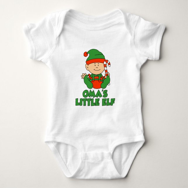 Body Para Bebê O pequeno Elf da Oma (Frente)