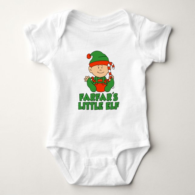 Body Para Bebê O Pequeno Elfo do Vô (Frente)