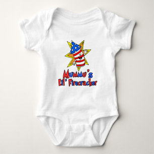 Body Para Bebê O Pequeno Firecracker da Mummu