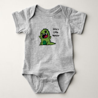 Body Para Bebê O Pequeno Monstro Bebê Investimento do tio