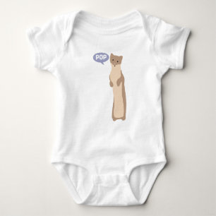 Body Para Bebê O pop vai a doninhas