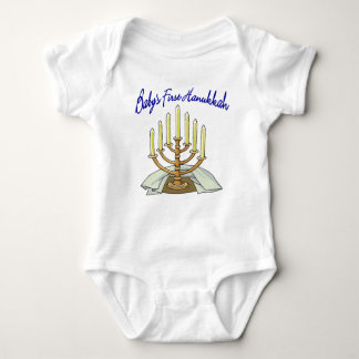 Body Para Bebê O primeiro Hanukkah do bebê