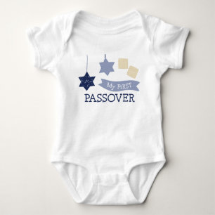 Body Para Bebê O primeiro macacão de passover do bebê