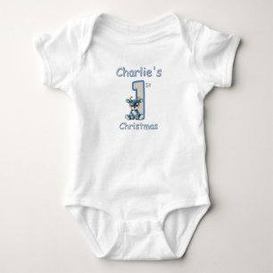 Body Para Bebê O Primeiro Natal da Rena!