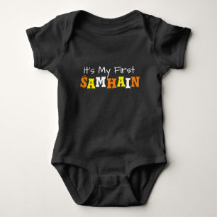 Body Para Bebê O primeiro Samhain do bebê