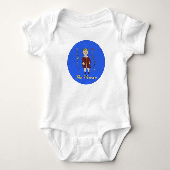 Body Para Bebê O Príncipe (Frente)