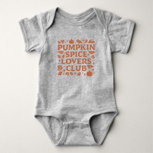 Body Para Bebê O Pumpkin Spice Lovers Club