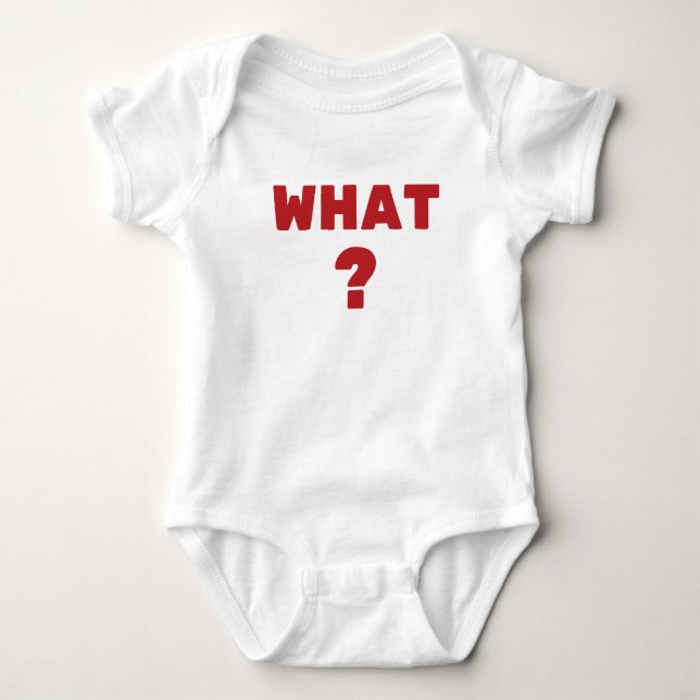Body Para Bebê O quê ? (Frente)