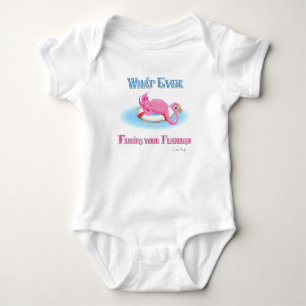 Body Para Bebê O que flutuar seu Flamingo 3