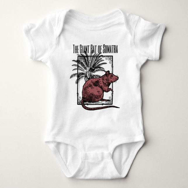 Body Para Bebê O Rato Gigante de Sumatra Holmesian Sherlock Holme (Frente)