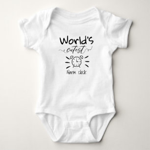 Body Para Bebê O relógio de alarme mais rápido do mundo, chá d