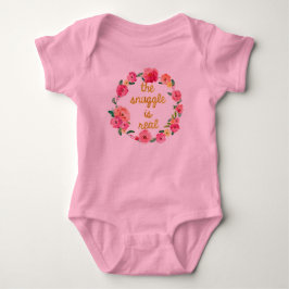 Body Para Bebê O Snuggle é Bodysuit engraçado real do tutu do