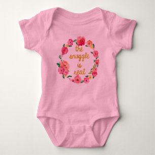 Body Para Bebê O Snuggle é Bodysuit engraçado real do tutu do