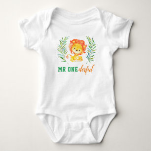 Body Para Bebê O Sr. Oneince Primeiro primeiro aniversario Wild O