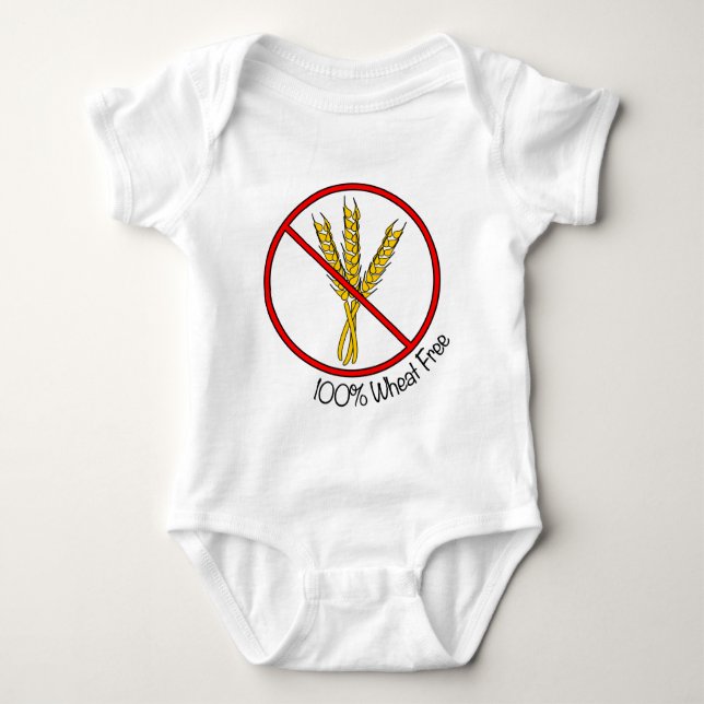 Body Para Bebê O trigo 100% livra (Frente)