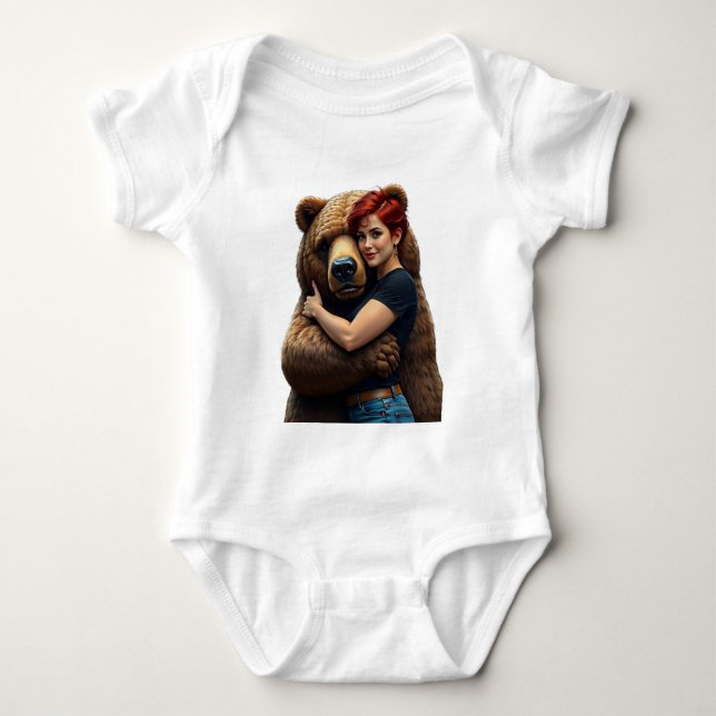 Body Para Bebê O Urso (Frente)