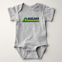 Oakland Love Baby Unisex, inspirado em Vintage