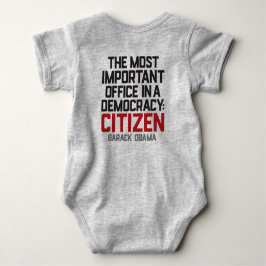 Body Para Bebê Obama | Citação Cidadã |
