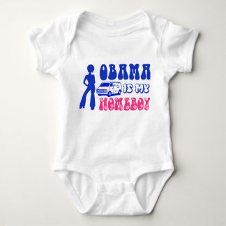 Body Para Bebê Obama é meu ficar em casa