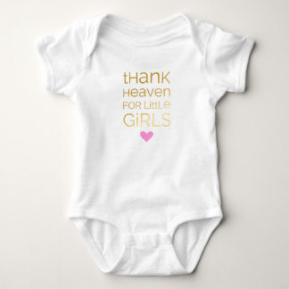 Body Para Bebê Obrigado Heaven for Little Girls 01