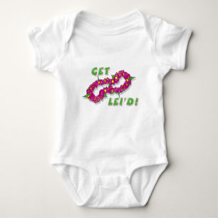 Body Para Bebê Obtenha Lei'd! (Roxo)