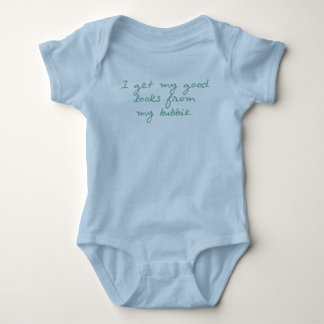Body Para Bebê Obtenha meus olhares de Bubbie