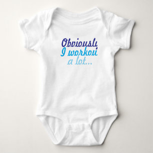 Body Para Bebê Obviamente mim exercício muito