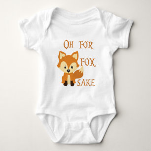 Body Para Bebê Oh para a causa do Fox