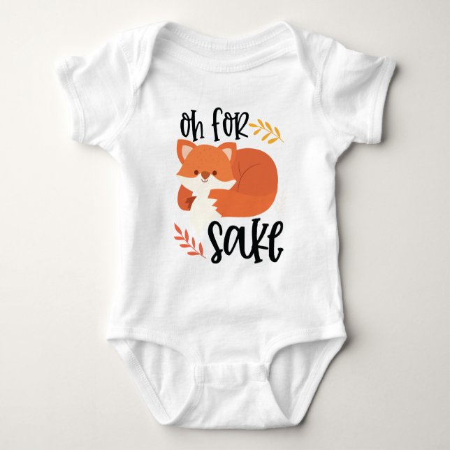 Body Para Bebê Oh Para A Sapo FOX (Frente)