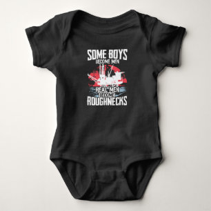 Body Para Bebê Oilfield Worker Rig Drill Homens Reais Se Tornam