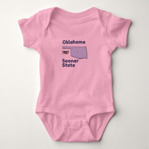 Body Para Bebê Oklahoma Estado Sooner