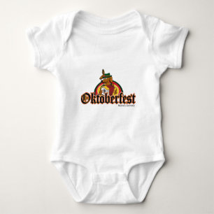 Body Para Bebê Oktoberfest Dachshund
