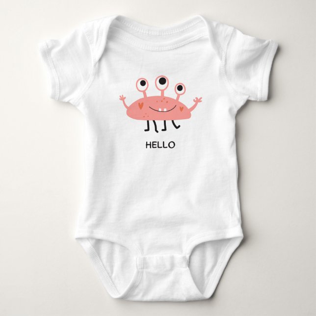 Body Para Bebê Olá (Frente)